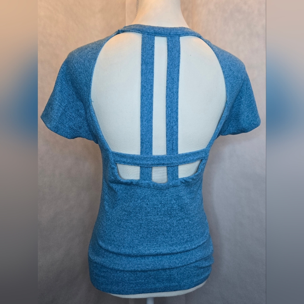 Chaser Blue Women's Top with Open Back Design Size S